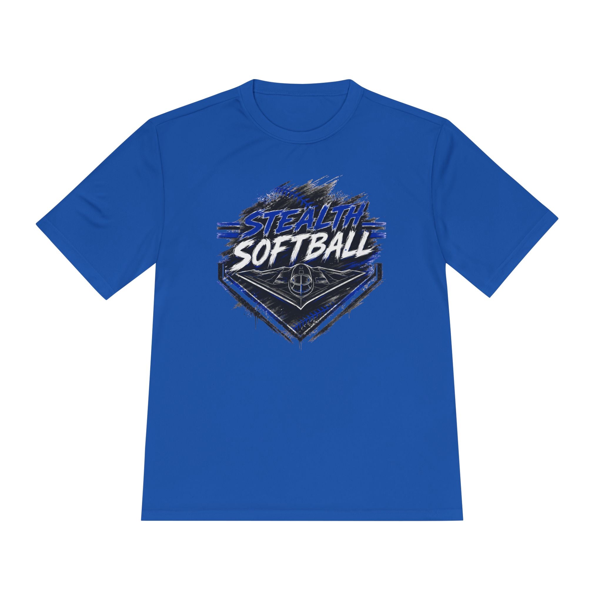 Moisture‑Wicking Stealth Softball Paint Tee