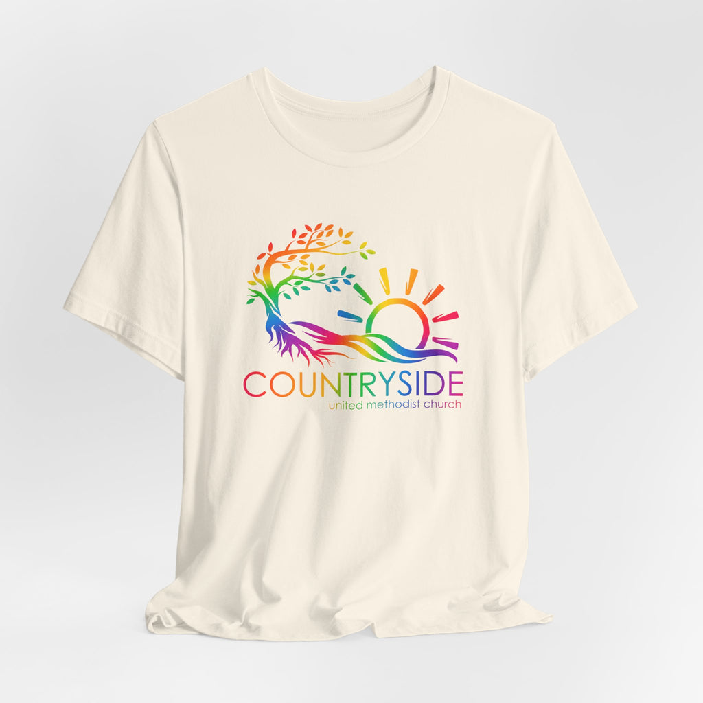 Bella and Canvas Countryside Rainbow Tee
