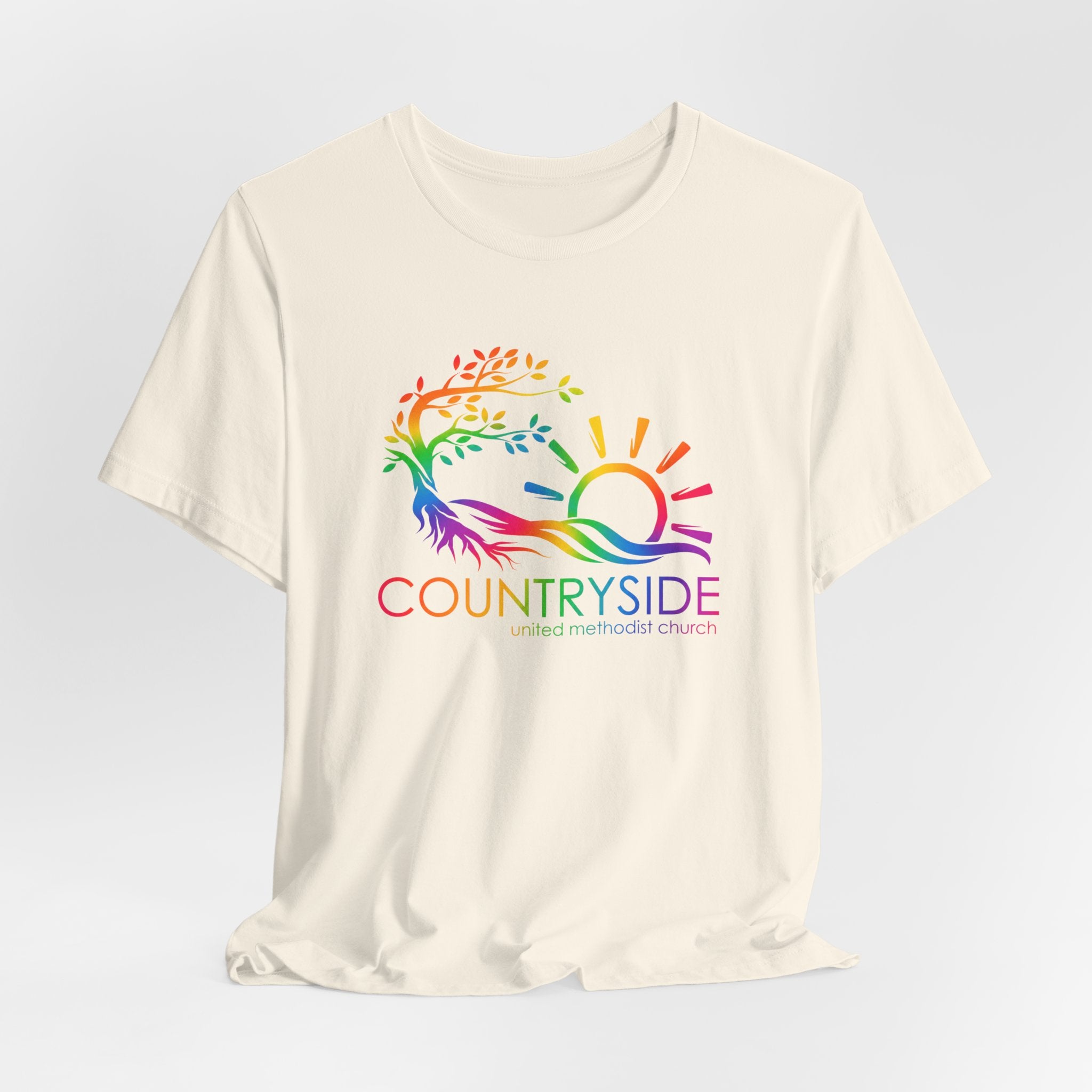 Bella and Canvas Countryside Rainbow Tee