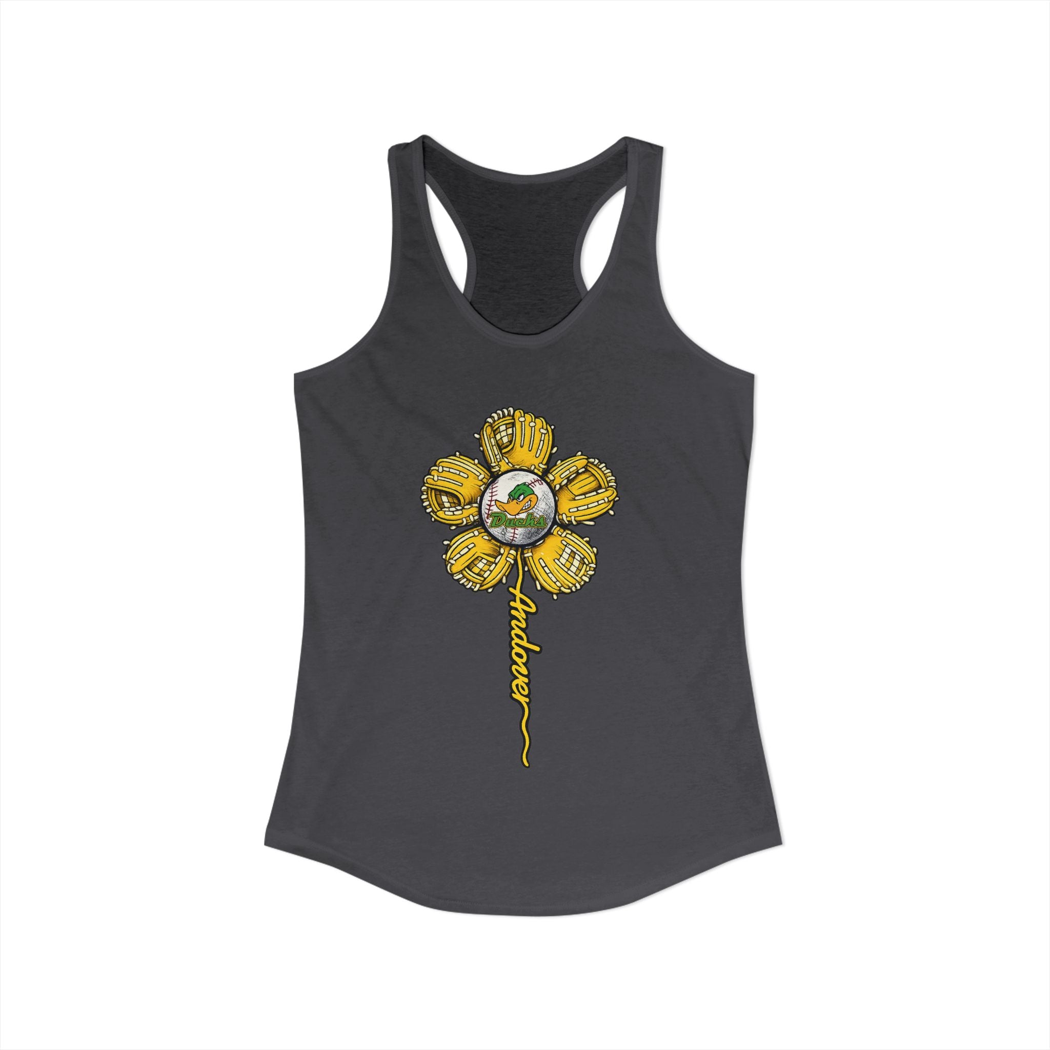 Ducks Sunflower Racerback Tank