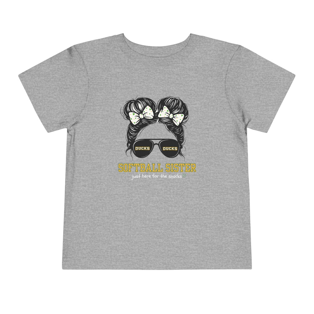 TODDLER Ducks Softball Sister Tee