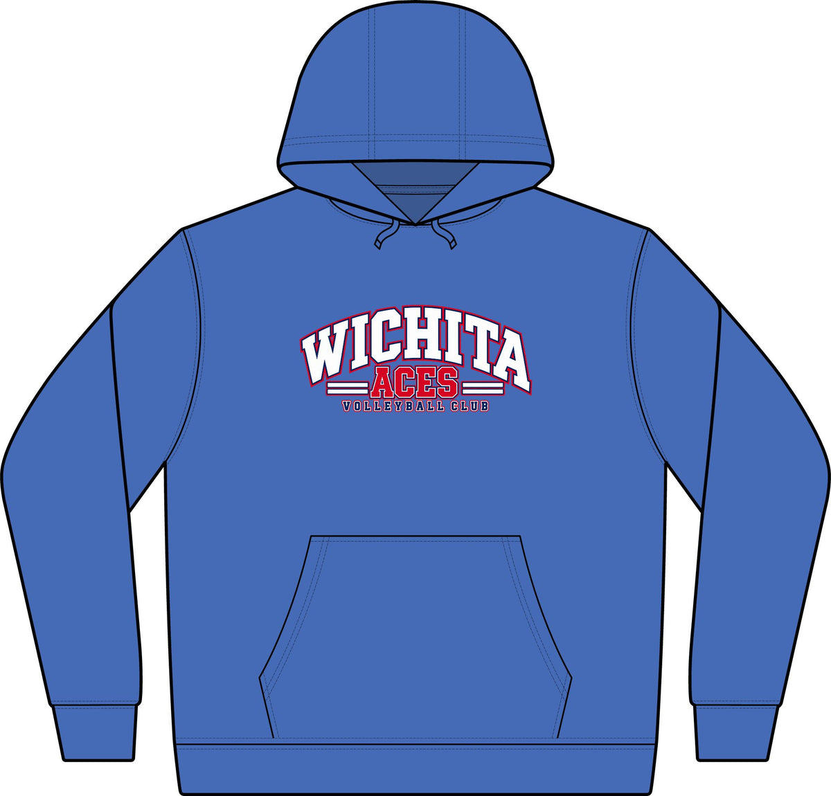 Wichita Aces Performance DryBlend Hoodie (Light weight) | Varsity