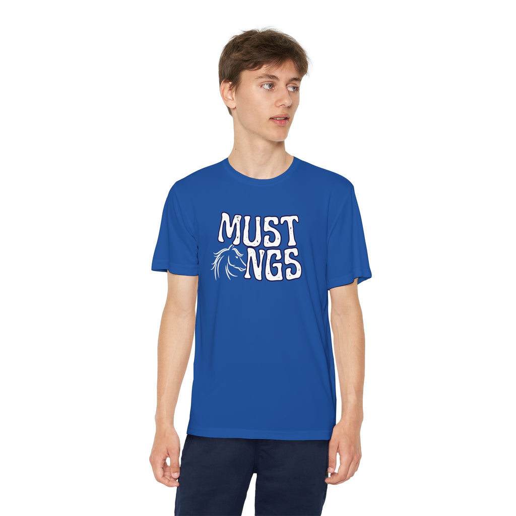 YOUTH RME Mustangs Moisture-Wicking Performance Tee