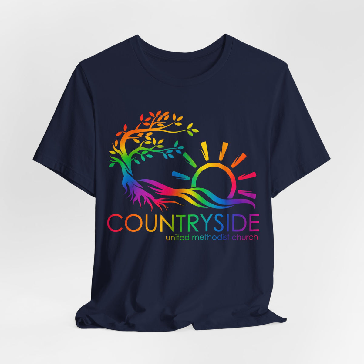 Countryside Rainbow Natural Tee