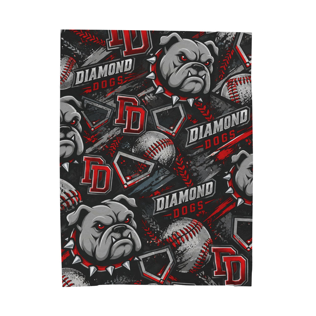 Diamond Dogs Velveteen Plush Blanket