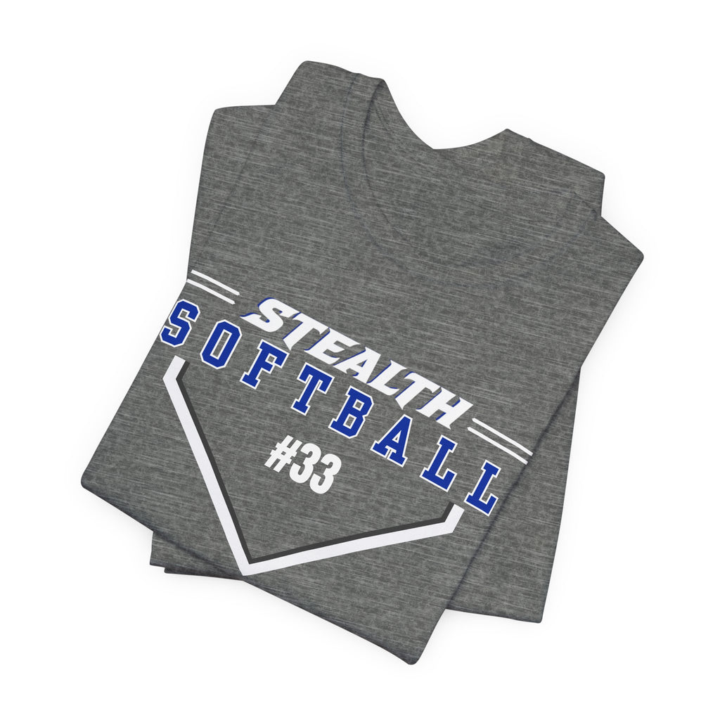 Stealth Simple Softball Tee PERSONALIZED