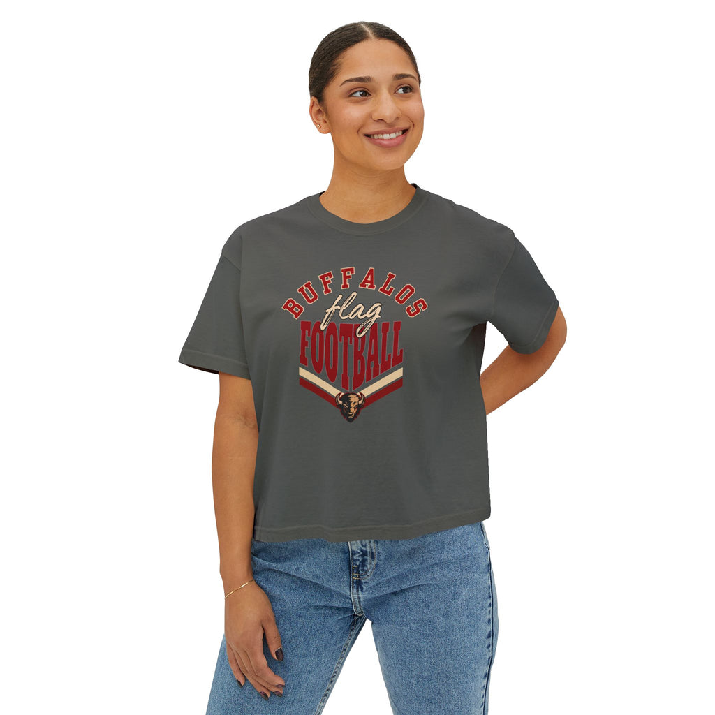 Buffalos Women's Boxy Tee (Comfort Colors)
