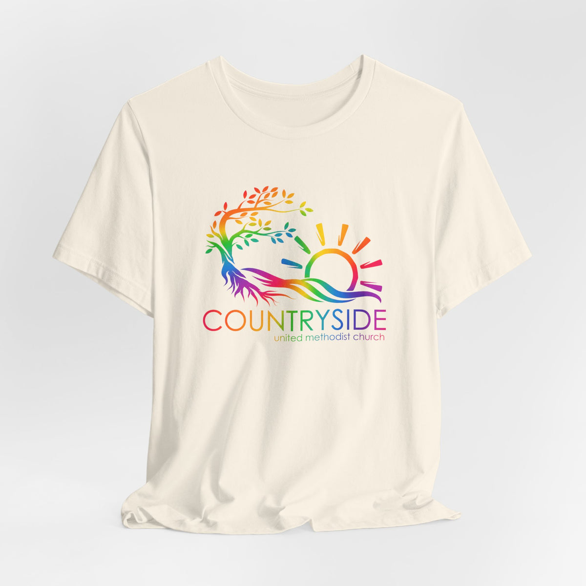 Bella and Canvas Countryside Rainbow Tee