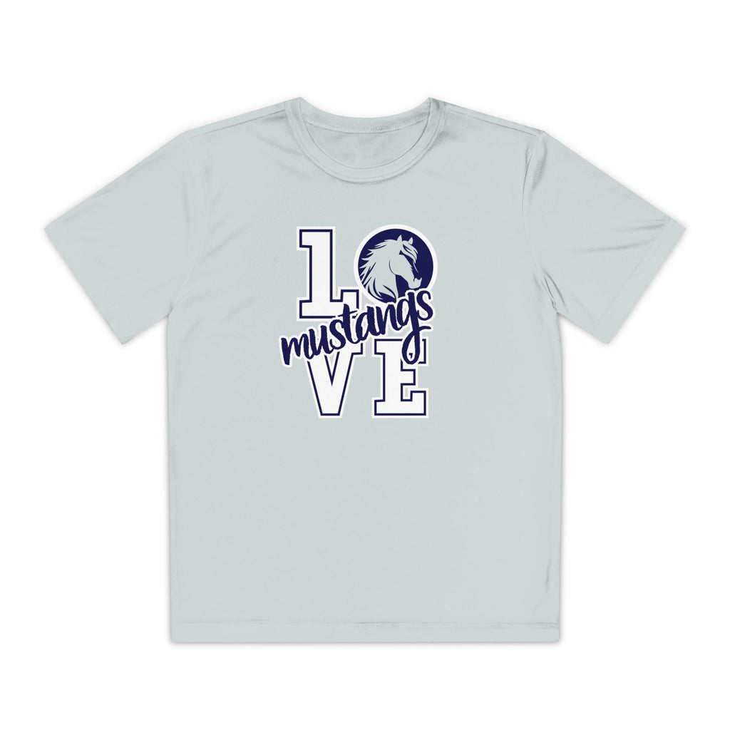 YOUTHn RME Mustangs Love Moisture-Wicking Performance Tee