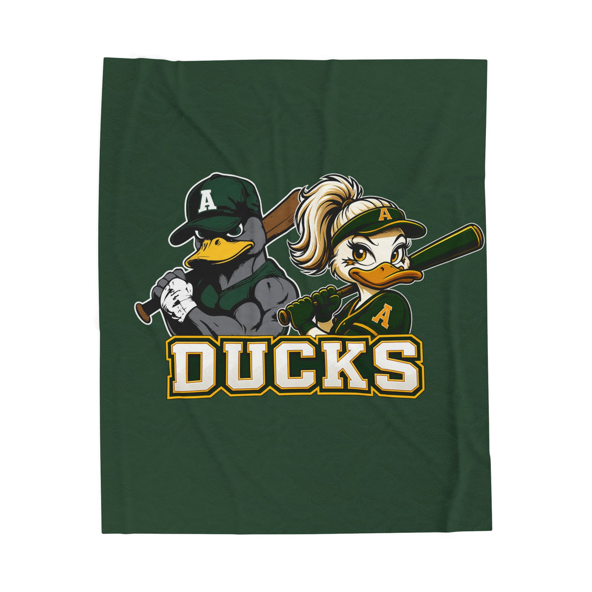 Ducks Velveteen Plush Blanket