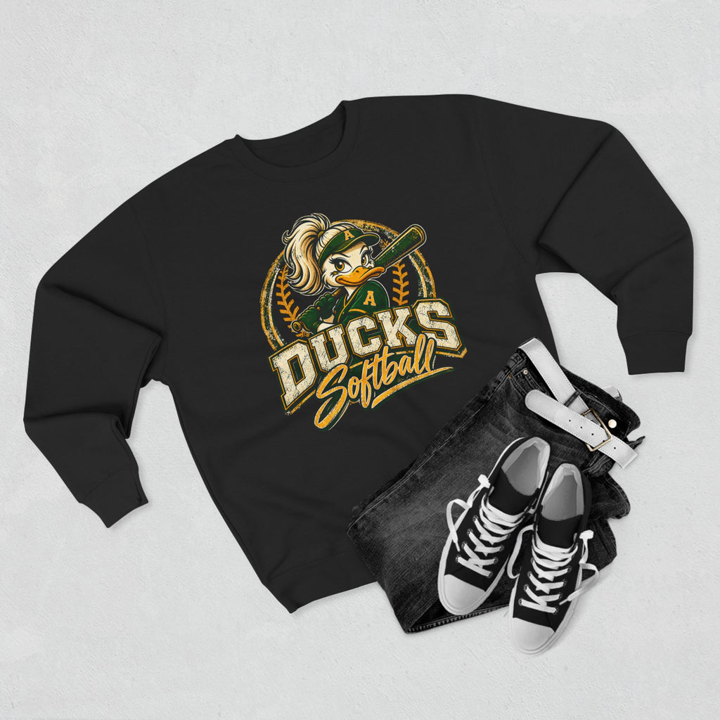 Ducks Softball Crewneck Sweatshirt