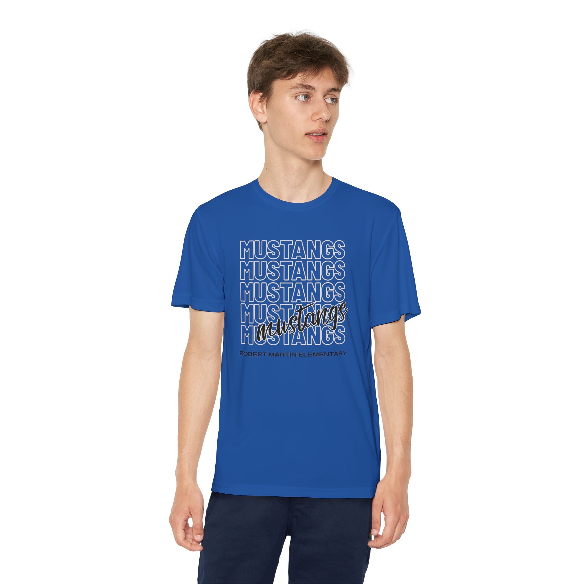 YOUTH RME Mustangs Moisture-Wicking Performance Tee