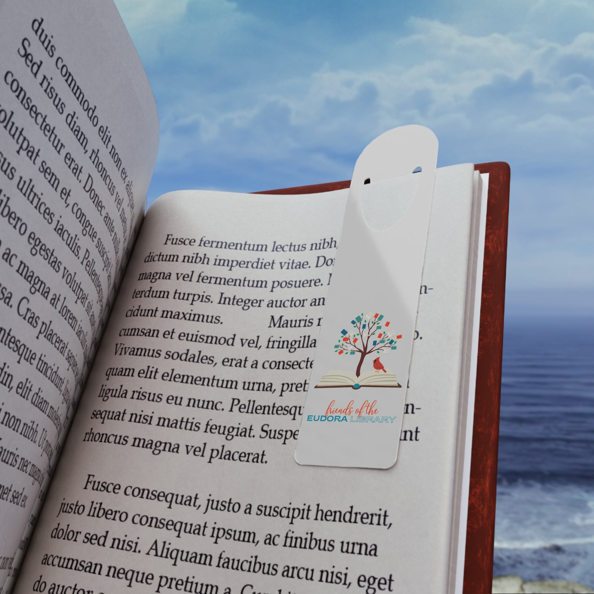 Metal Bookmark Friends of the Eudora Library