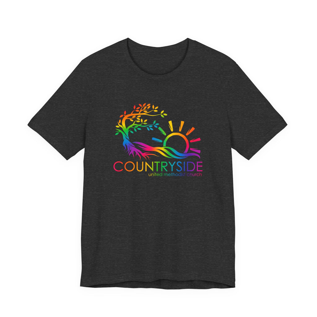Bella and Canvas Countryside Rainbow Tee
