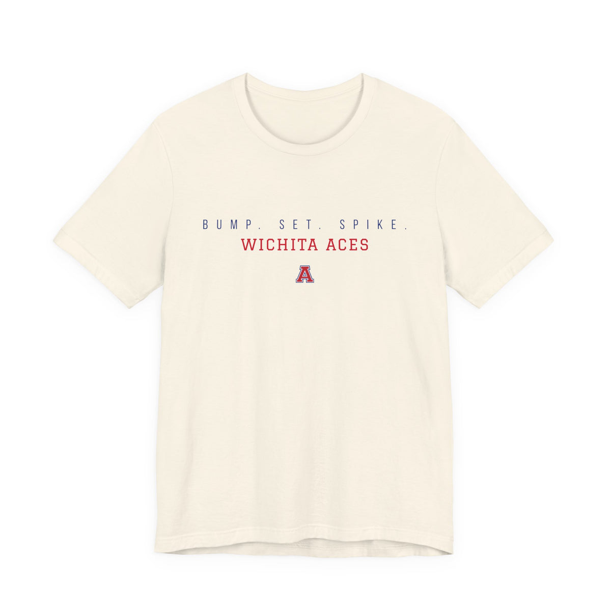 Wichita Aces BUMP SET SPIKE Soft Tee | Simple