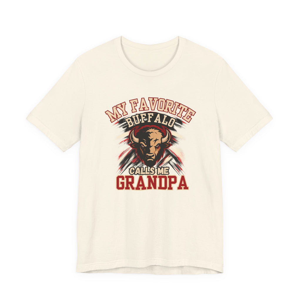Buffalos My Favorite Buffalo Calls Me Grandpa Soft Tee
