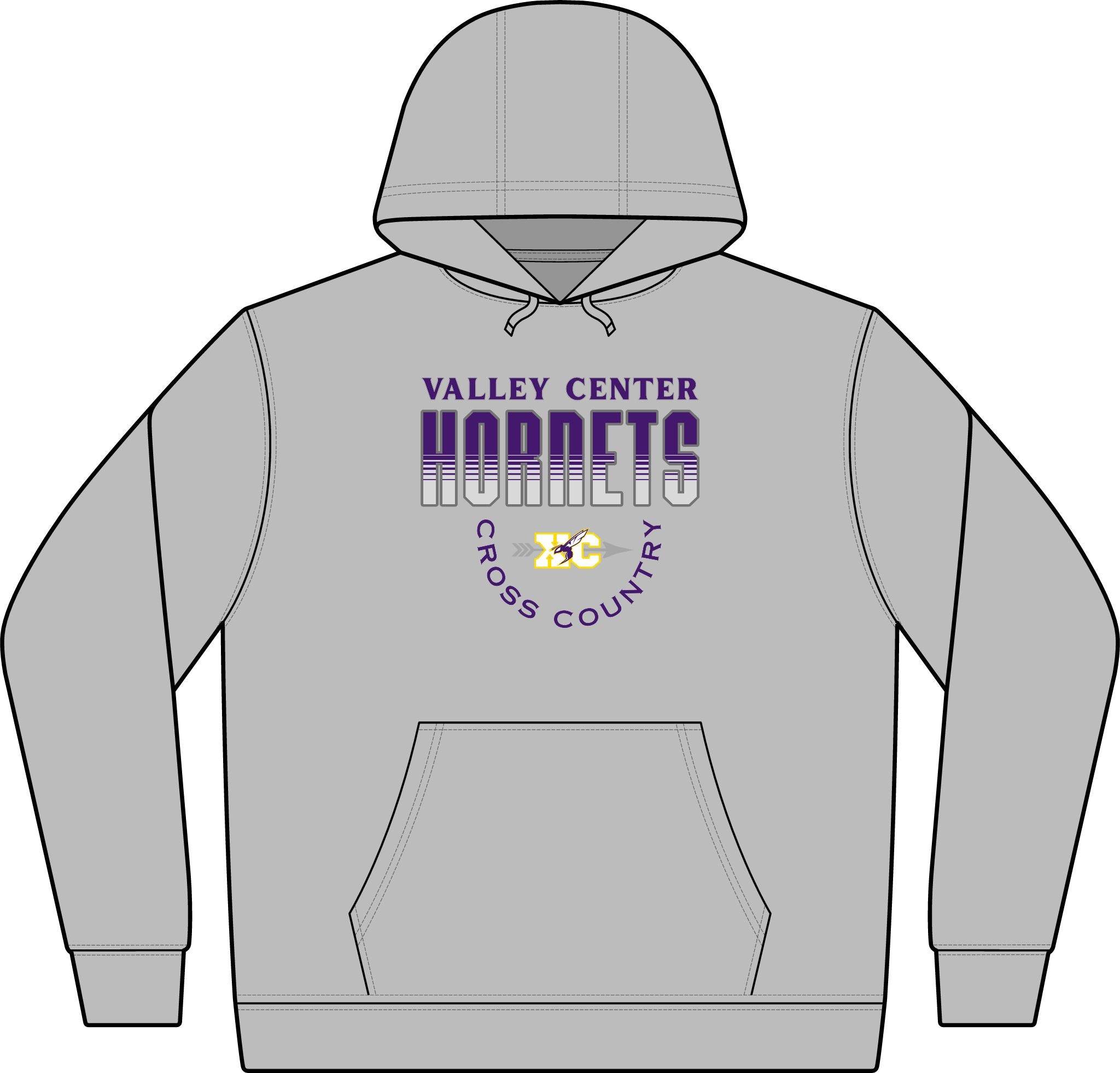 Valley Center Hornets XC DryBlend Performance Hoodie