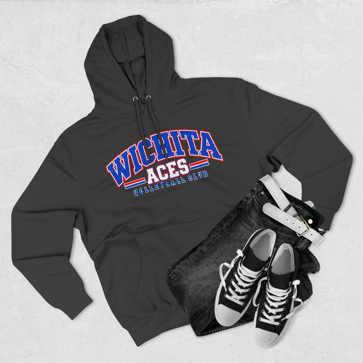 Wichita Aces Volleyball Club Hoodie (Heavy Blend) | Varsity