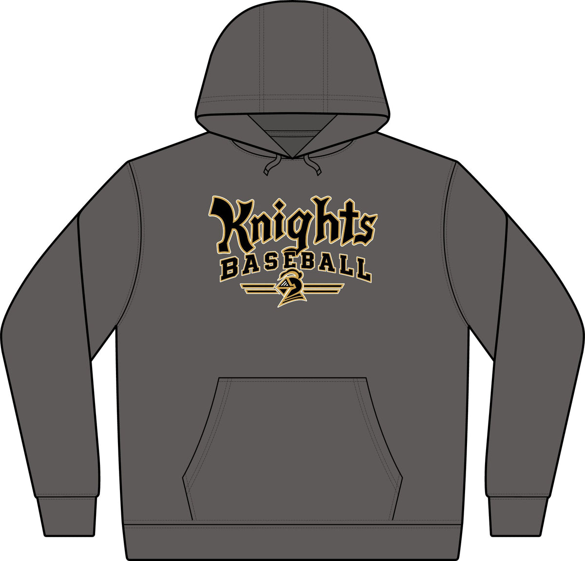 Knights Baseball DryBlend Hoodie (Light Weight)