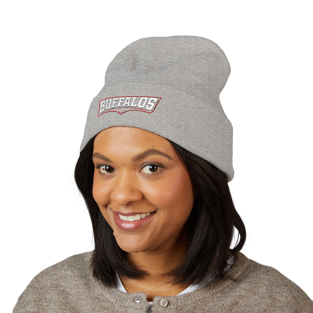 Buffalos Embroidered Cuffed Beanie