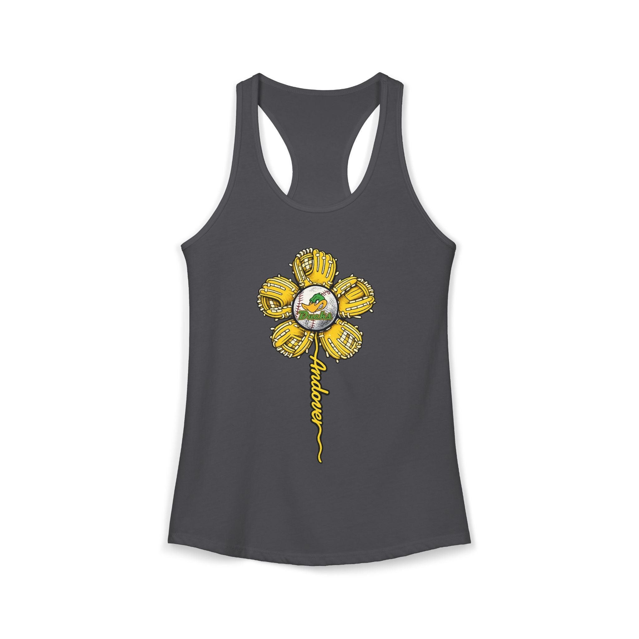 Ducks Sunflower Racerback Tank