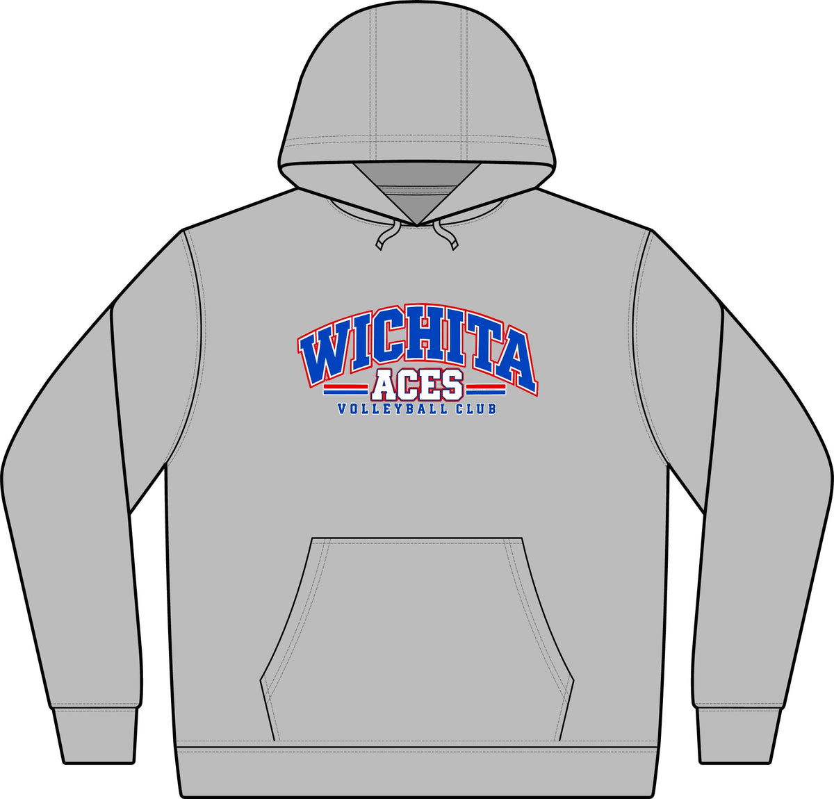 Wichita Aces Performance DryBlend Hoodie (Light weight) | Varsity