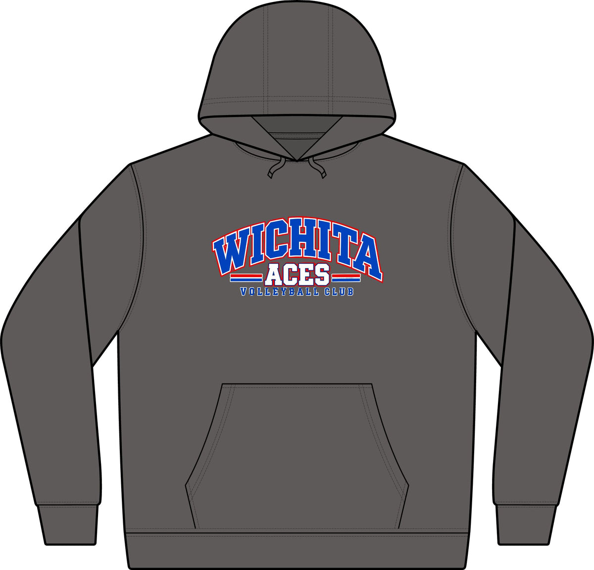 Wichita Aces Performance DryBlend Hoodie (Light weight) | Varsity