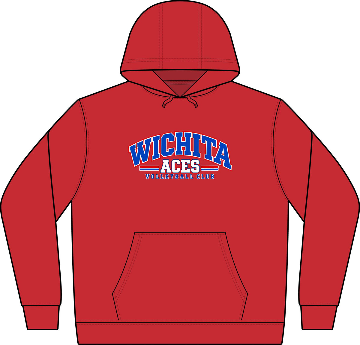 Wichita Aces Performance DryBlend Hoodie (Light weight) | Varsity