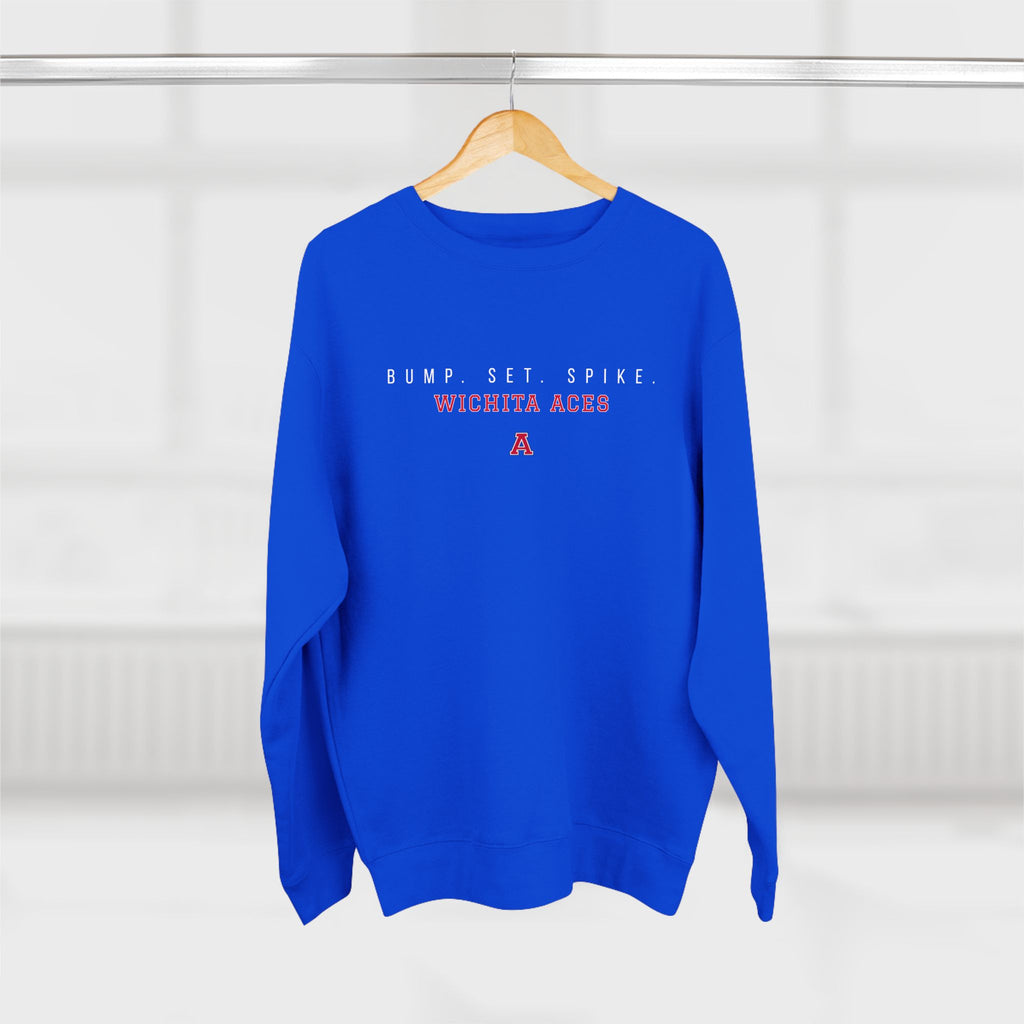 Wichita Aces BUMP SET SPIKE Crewneck | Simple