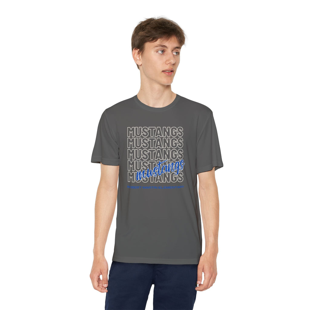 YOUTH RME Mustangs Moisture-Wicking Performance Tee