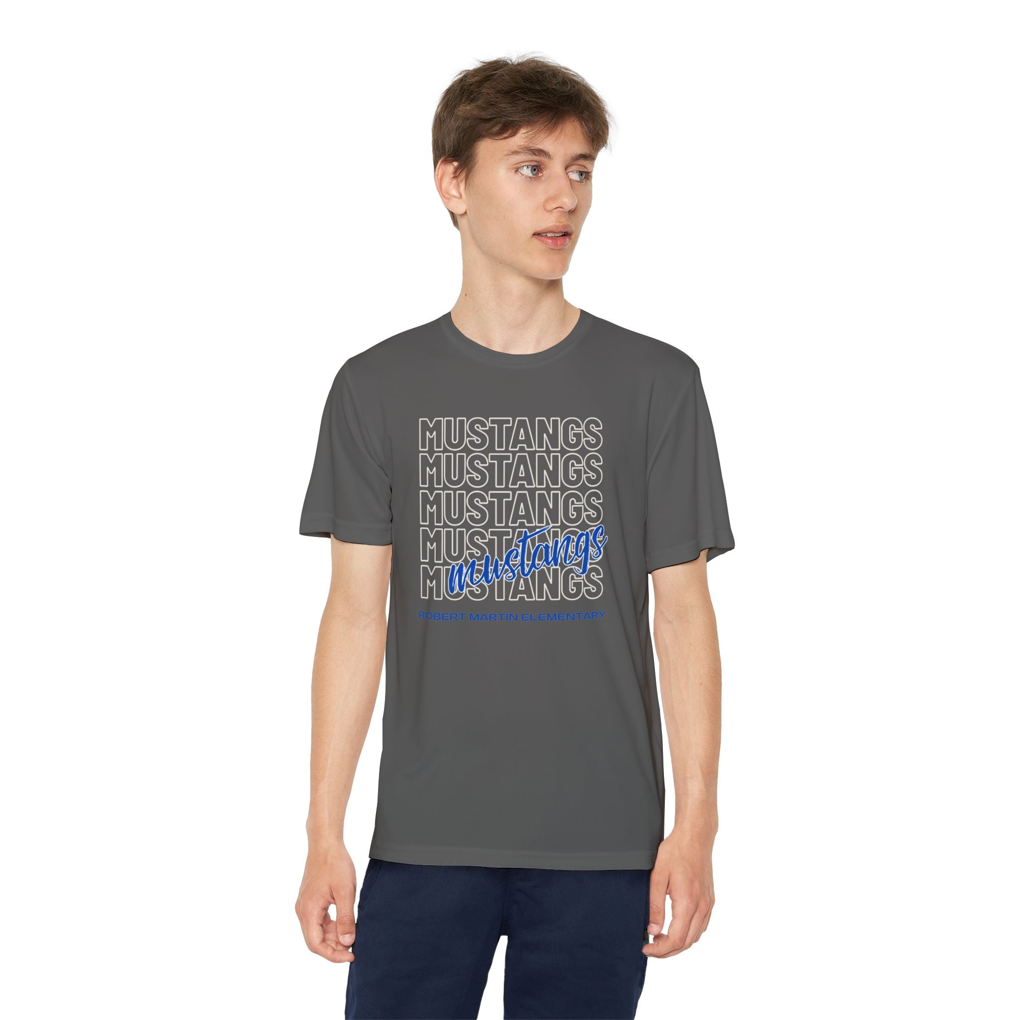 YOUTH RME Mustangs Moisture-Wicking Performance Tee