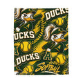 Ducks Softball Velveteen Plush Blanket