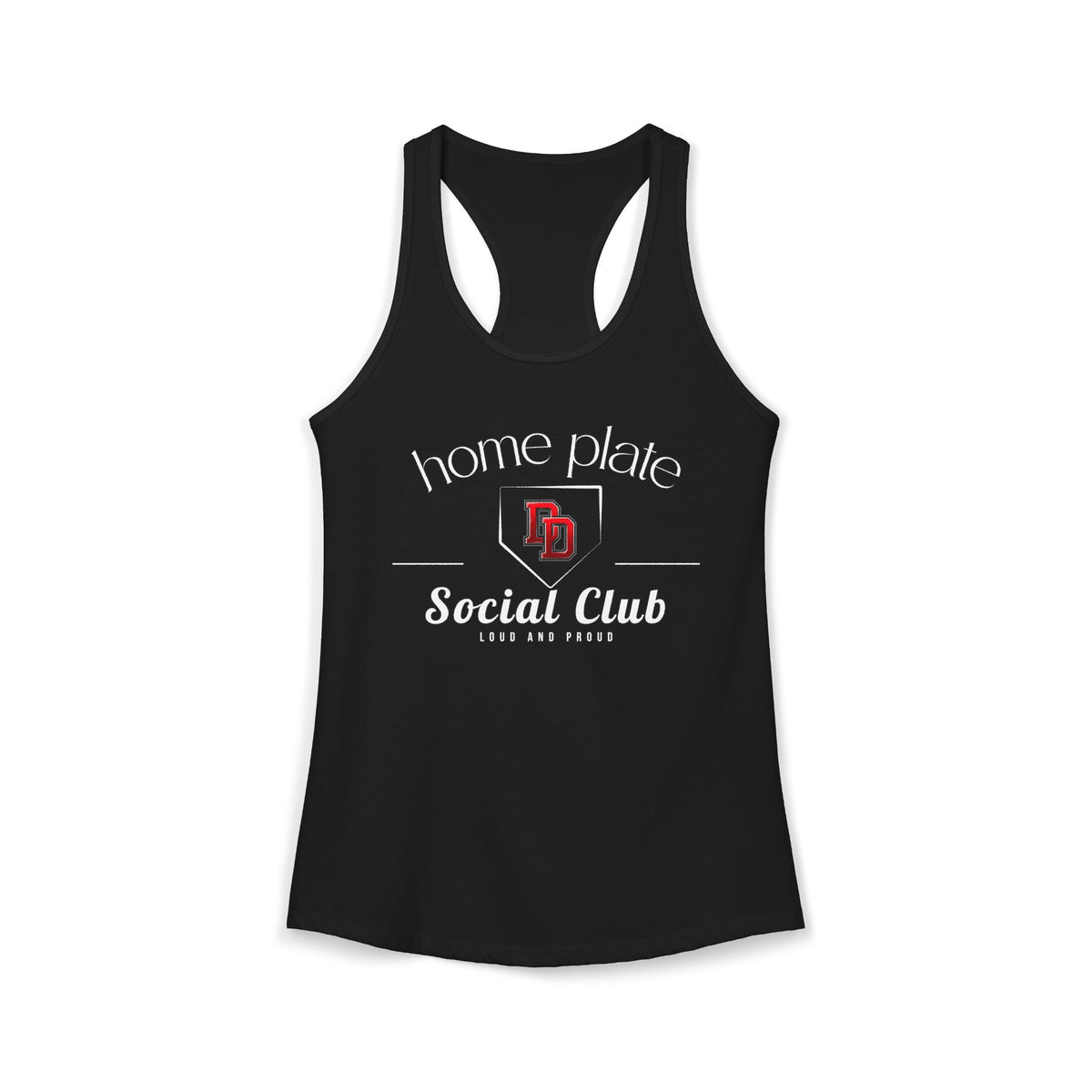 Diamond Dogs Homeplate Social Club Racerback Tank