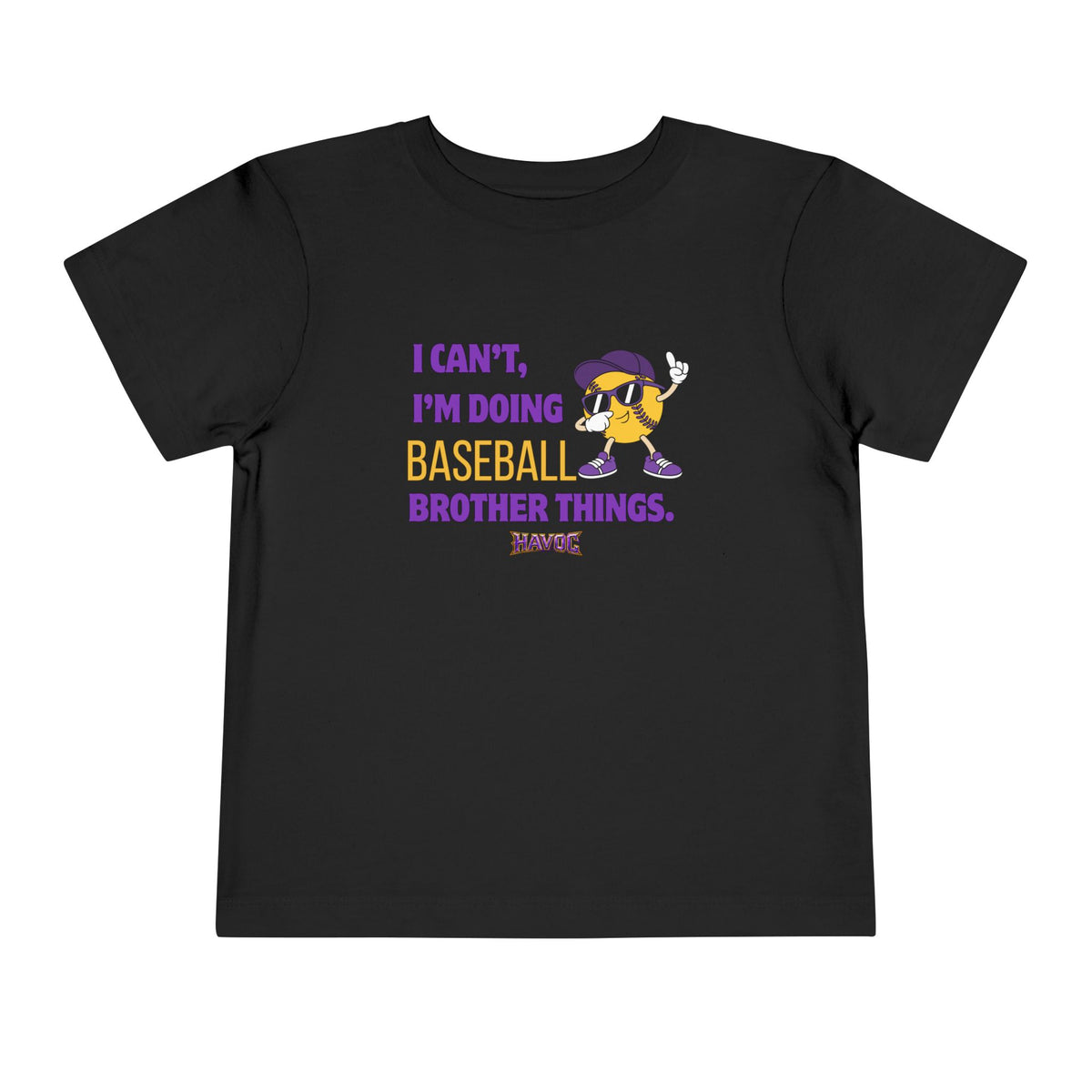 TODDLER Havoc Baseball Brother Tee