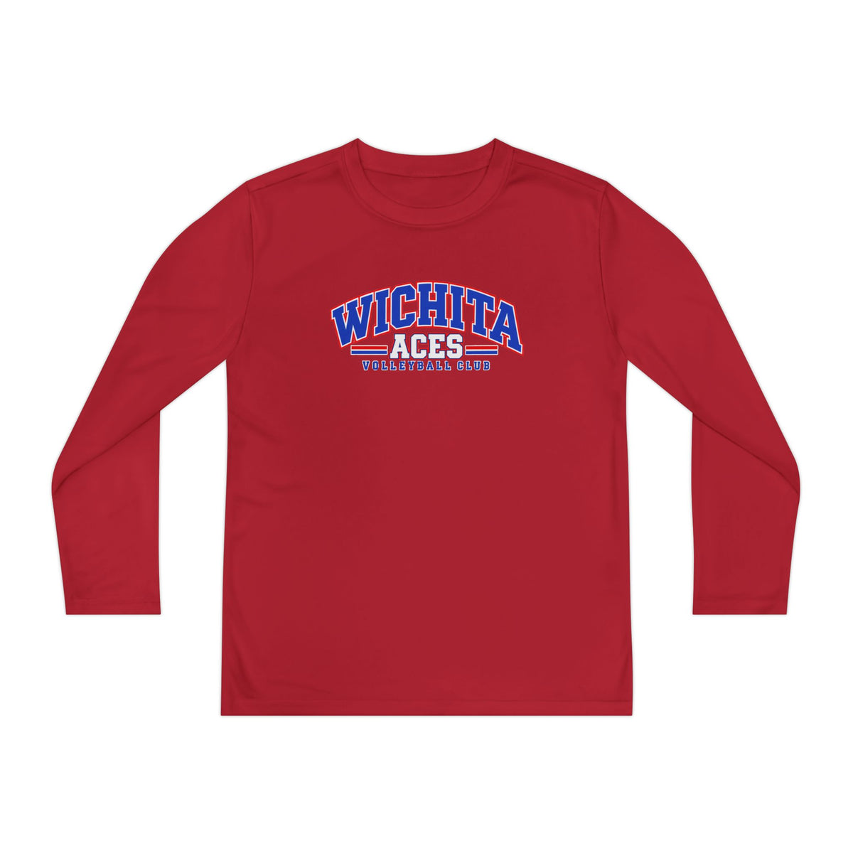 YOUTH Wichita Aces Volleyball Long Sleeve DryBlendTee | Varsity