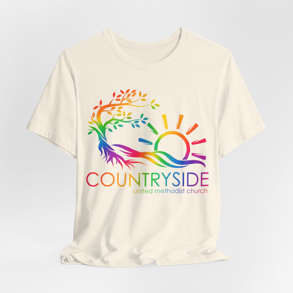 Countryside Rainbow Natural Tee