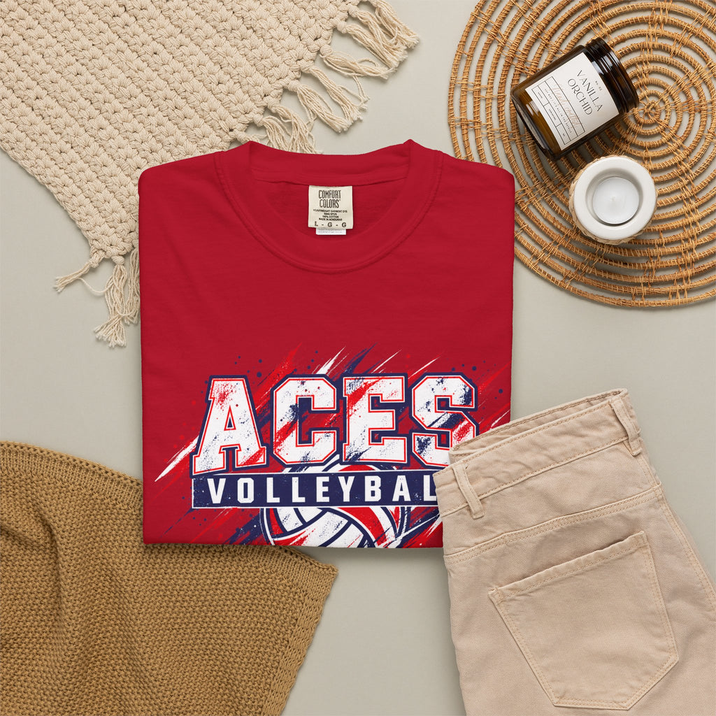 Wichita Aces Volleyball Comfort Colors | Graffiti