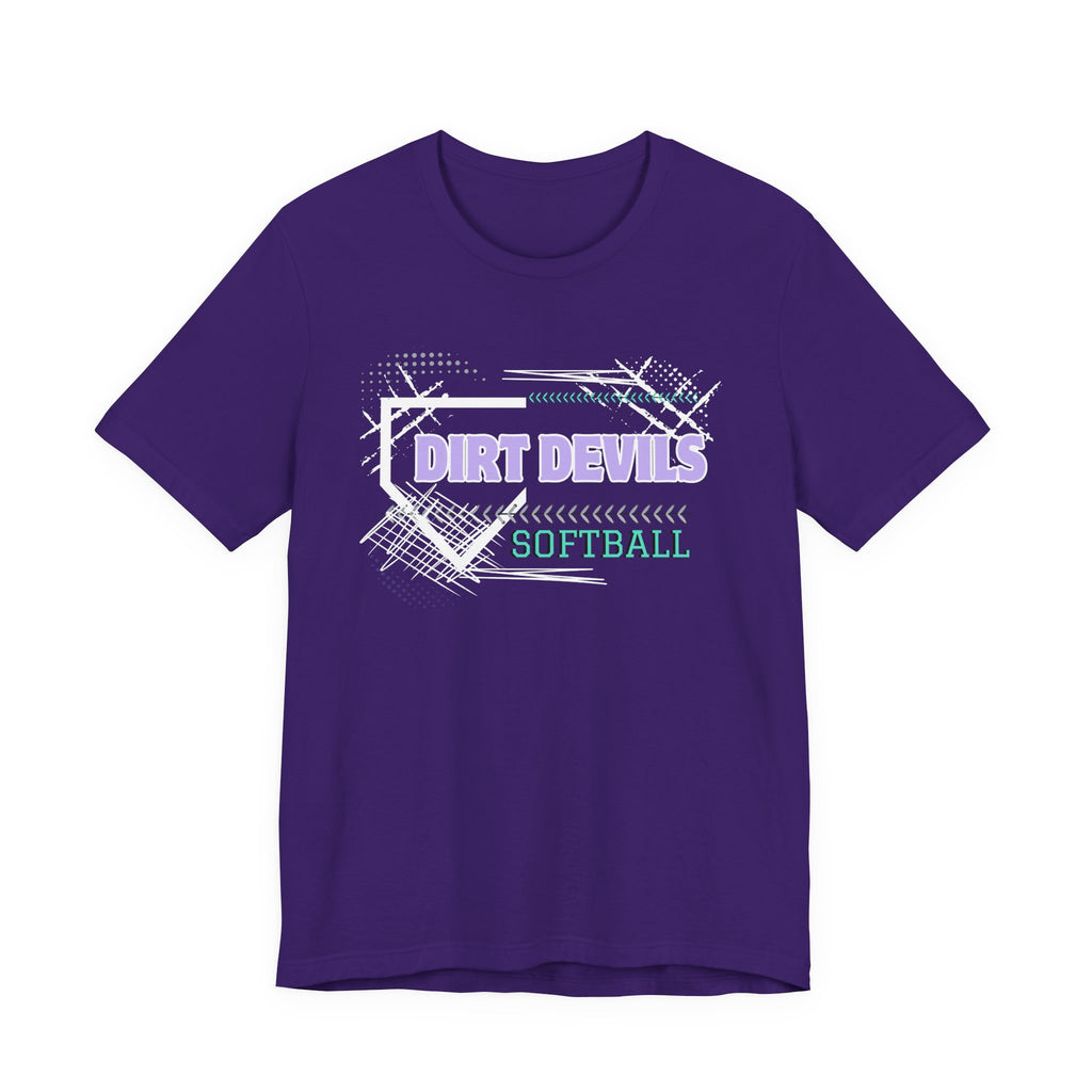 Dirt Devils Softball Graffiti Tee U14