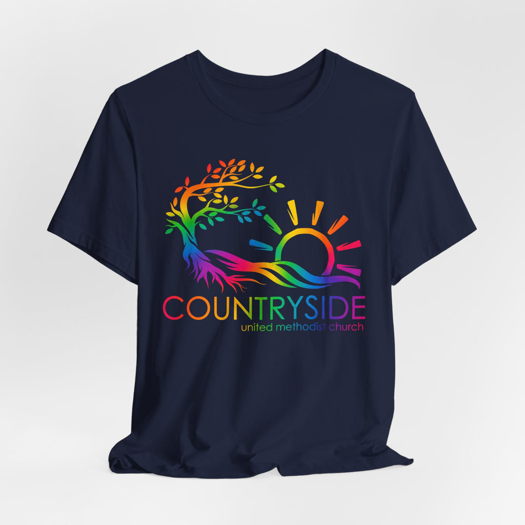 Bella and Canvas Countryside Rainbow Tee