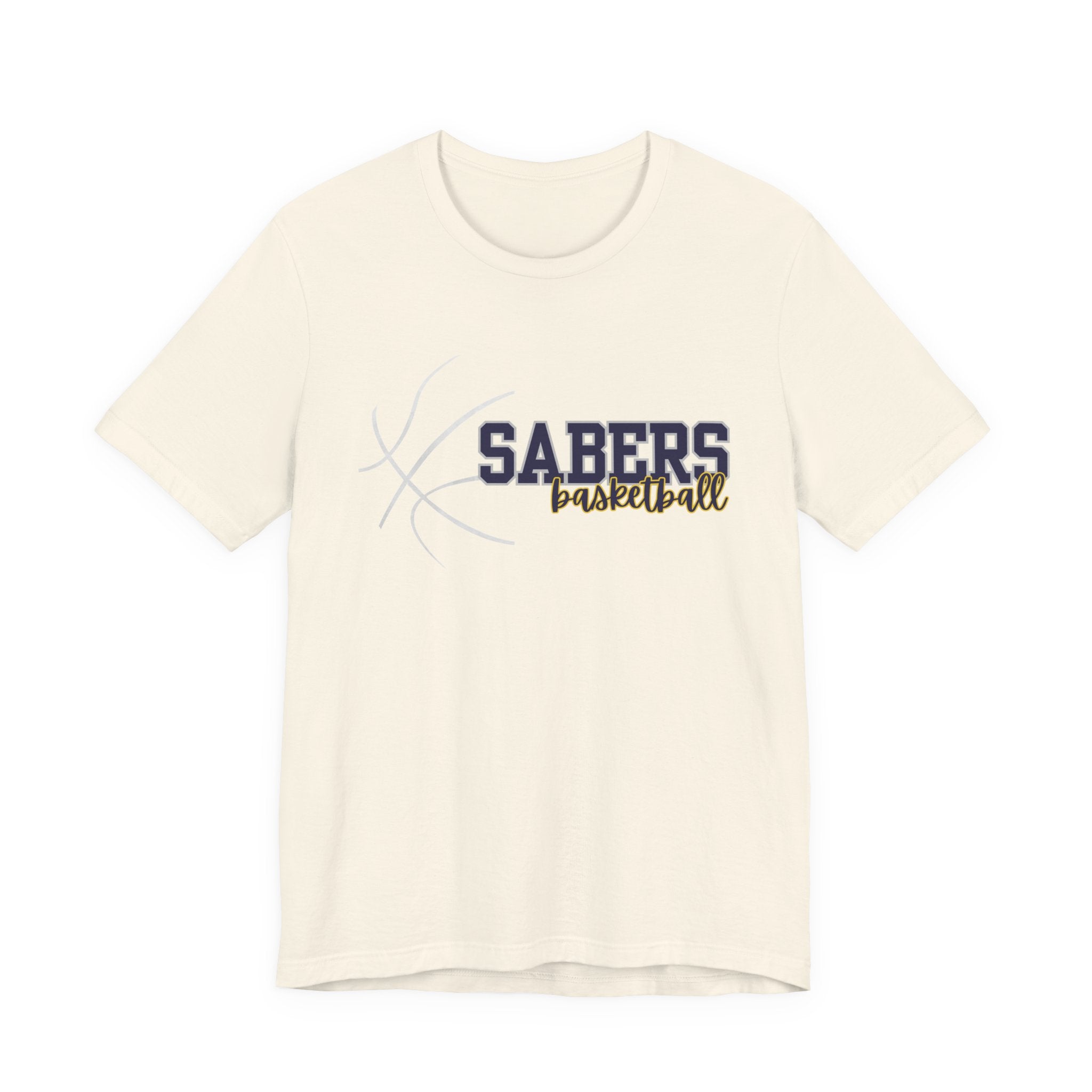 Sabers Basketball T‑Shirt — Team Logo Tee for Fans & Players