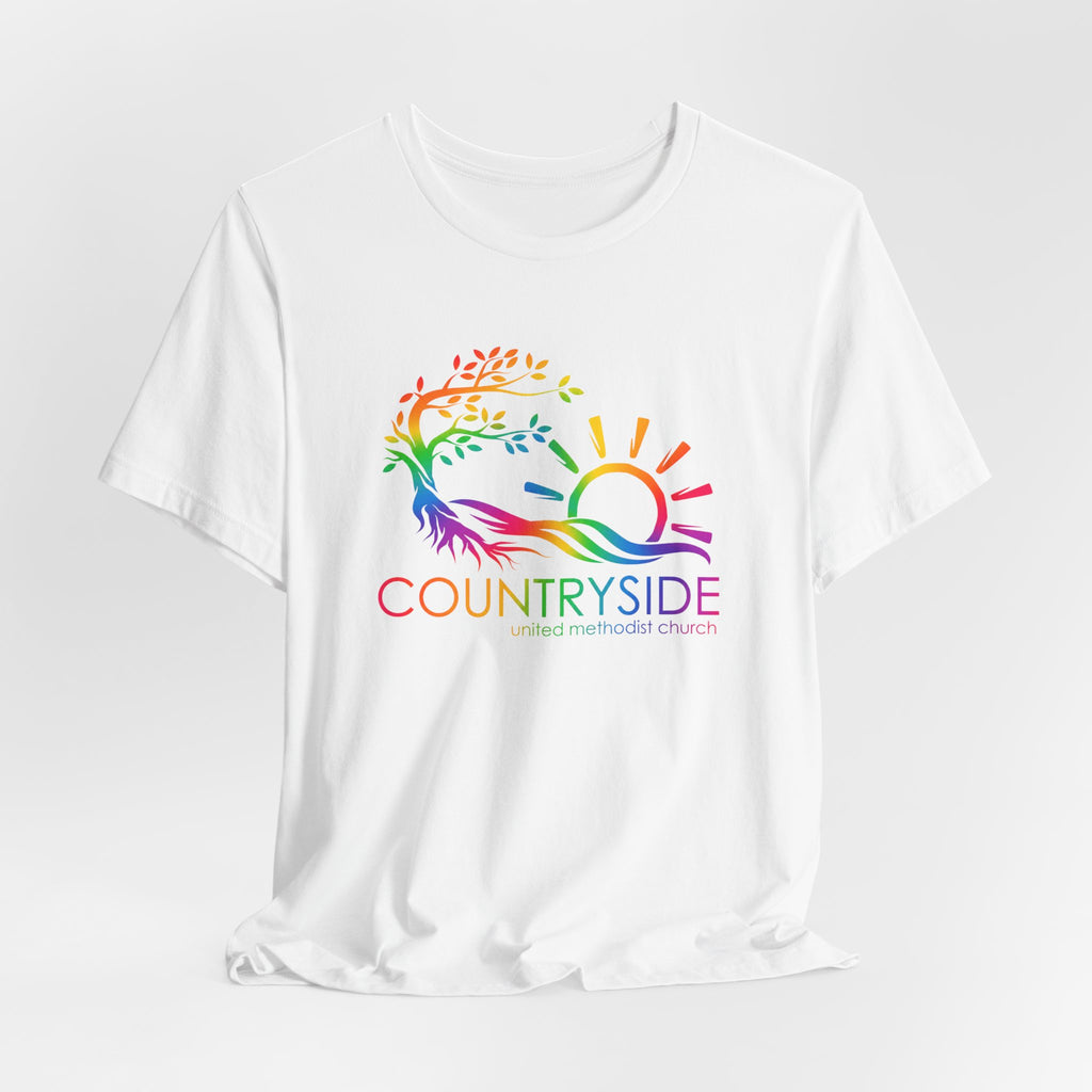 Bella and Canvas Countryside Rainbow Tee