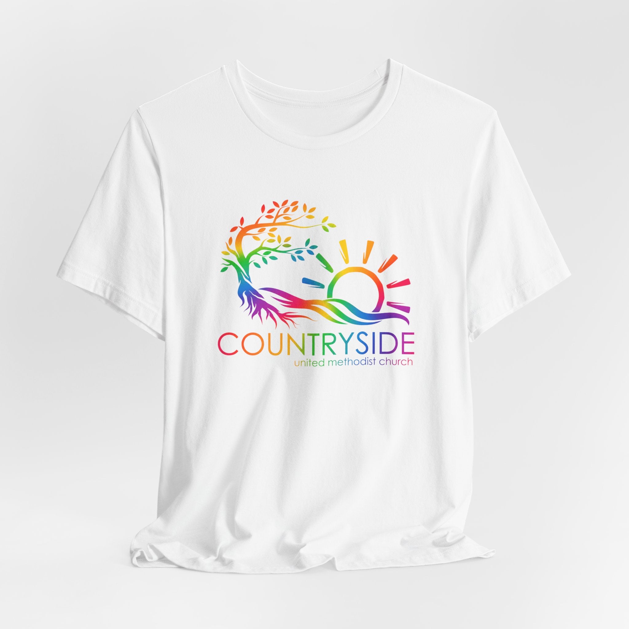 Bella and Canvas Countryside Rainbow Tee