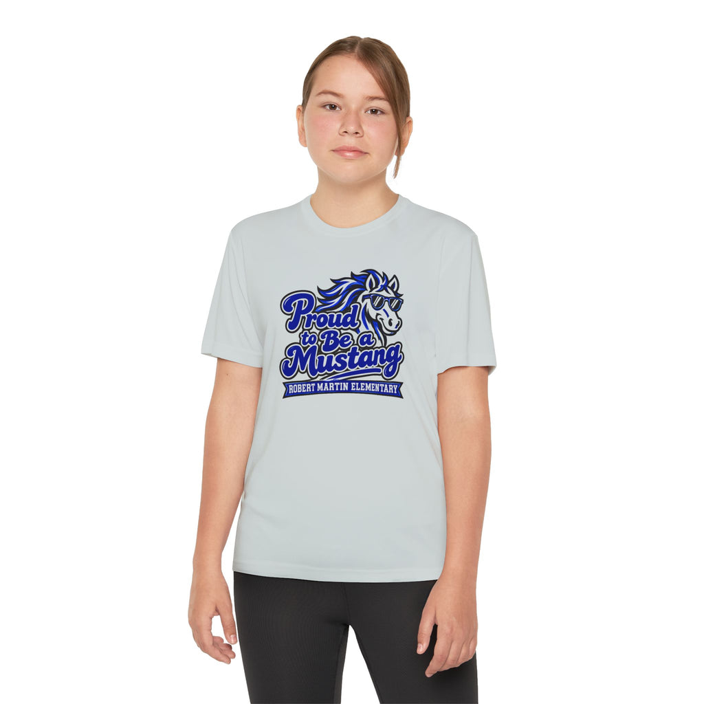 YOUTH RME Proud Mustang Moisture-Wicking Performance Tee