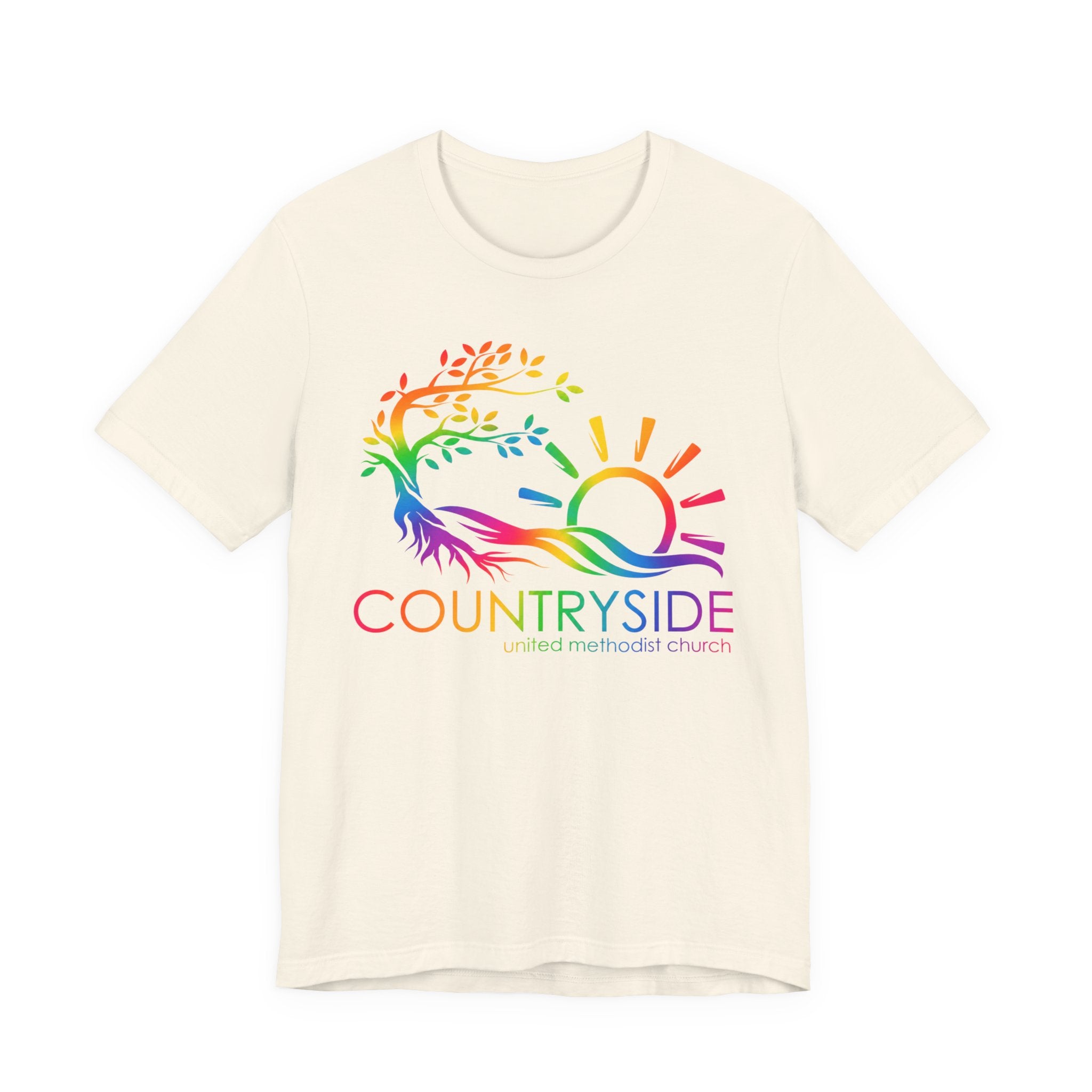 Bella and Canvas Countryside Rainbow Tee