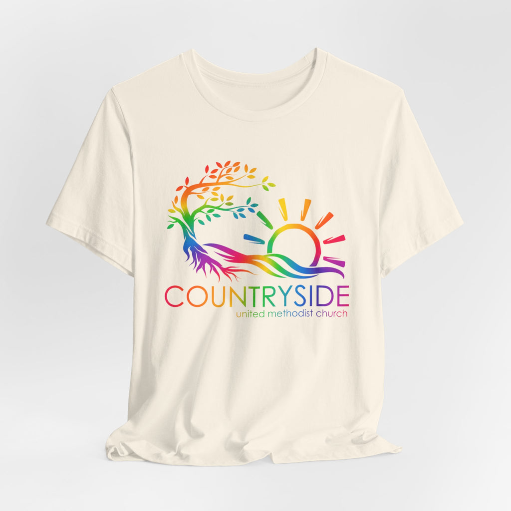 Bella and Canvas Countryside Rainbow Tee