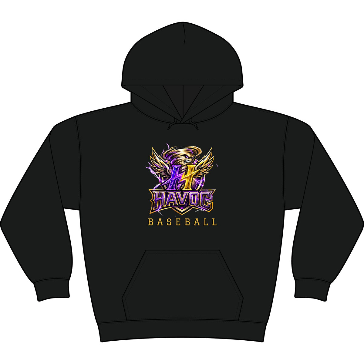 Havoc Baseball Hoodie (Heavy Blend)