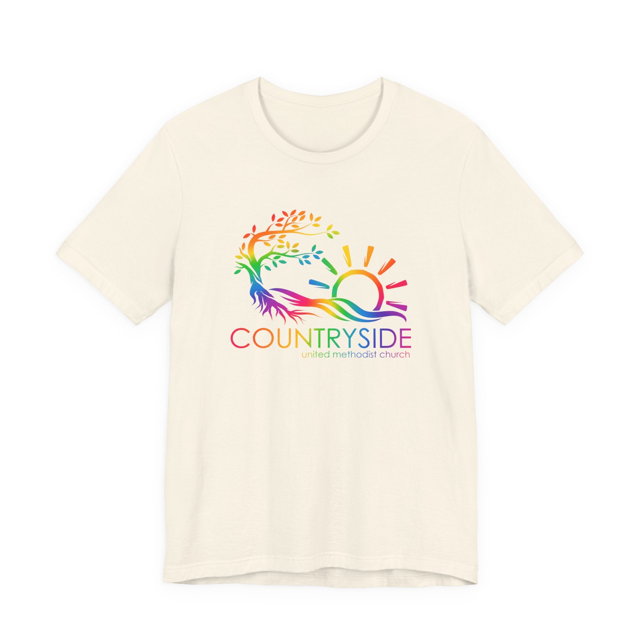 Bella and Canvas Countryside Rainbow Tee
