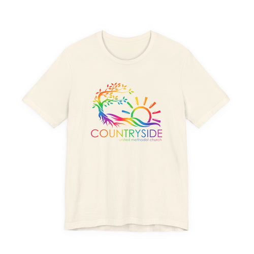 Bella and Canvas Countryside Rainbow Tee