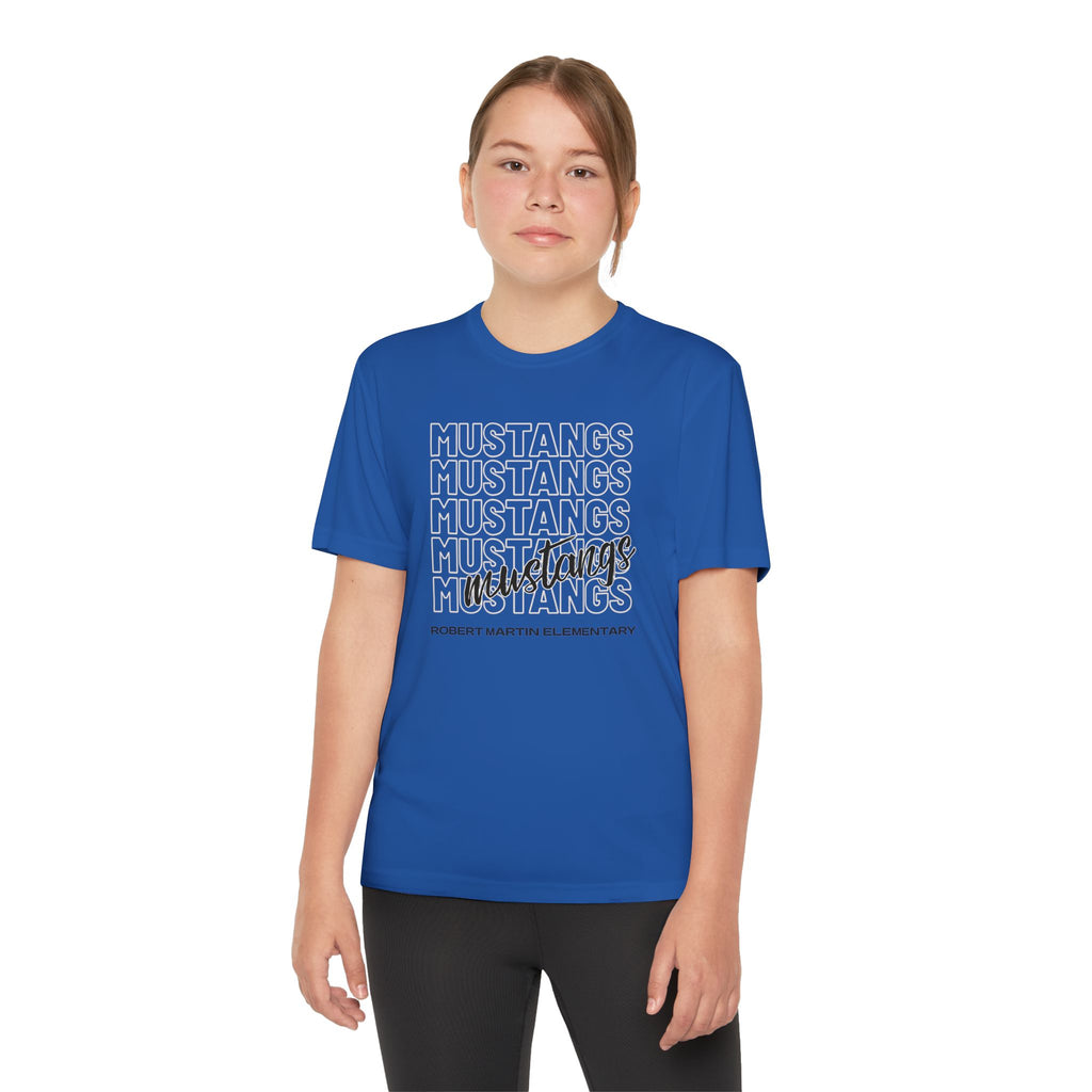 YOUTH RME Mustangs Moisture-Wicking Performance Tee