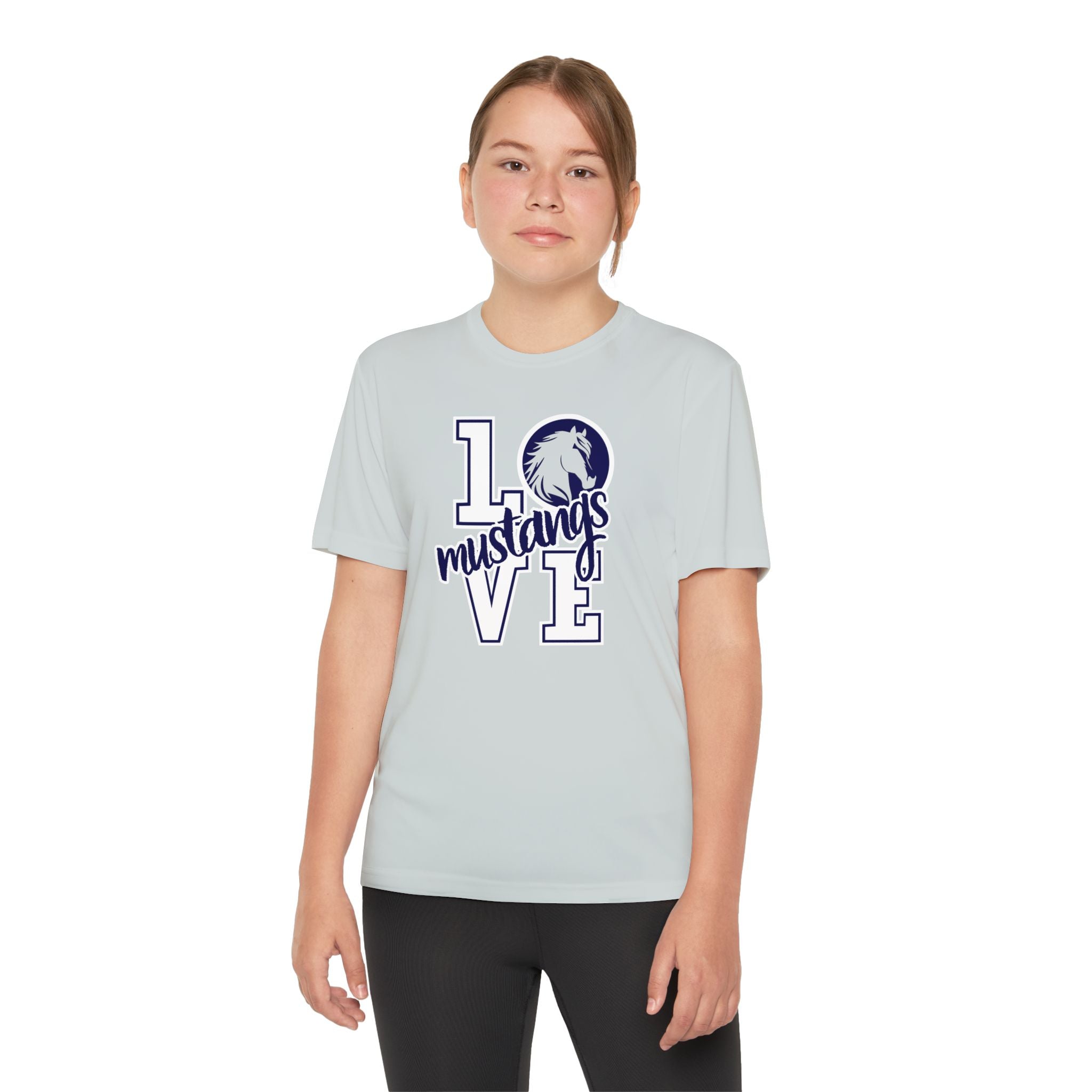 YOUTHn RME Mustangs Love Moisture-Wicking Performance Tee